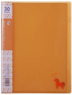 Comix School binder Little Unicorn A3163 A4, 18 mm, orange - Füzetbox