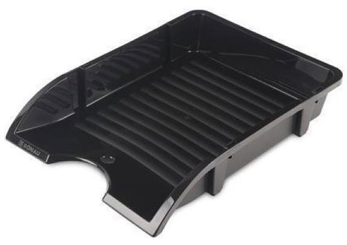 DONAU Solid, unbreakable, plastic, A4, black - Paper Tray - Main image