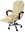 23287 Office chair EKO leather cream