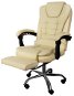 Malatec 23287 Kancelářská židle EKO kůže krémová - Office Chair