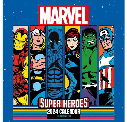 Pyramid Posters Marvel: Super Heroes wall calendar - Wall Calendar - Main image