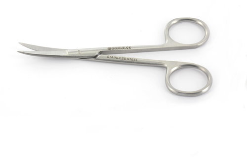 Gima Iris surgical scissors curved 11 cm - Scissors - Main image