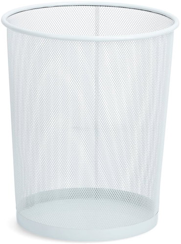 ZELLER Wire paper basket 29,5 × 35 cm white - Rubbish Bin - Main image