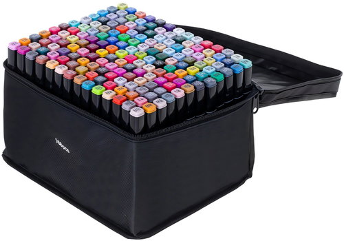 KIK KX5123 Set of double-sided markers XXL 168 pcs - Felt Tip Pens - Main image