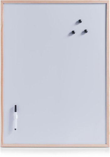 Zeller Magnetic board, wooden frame, 60 × 80 cm - Magnetic Board - Main image