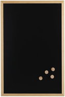 ZELLER Chalk magnetic board, metal, pine wood frame 40 × 60 cm - Magnetic Board