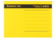 COMIX A1812 Hanging plates with differentiator A4 yellow - Document Folder