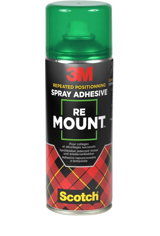 3M RE-MOUNT spray ragasztó, 400 ml, eltávolítható
