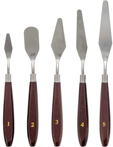 Verk 01759 Oil paint spatulas 5 pcs - Art Supplies - Main image