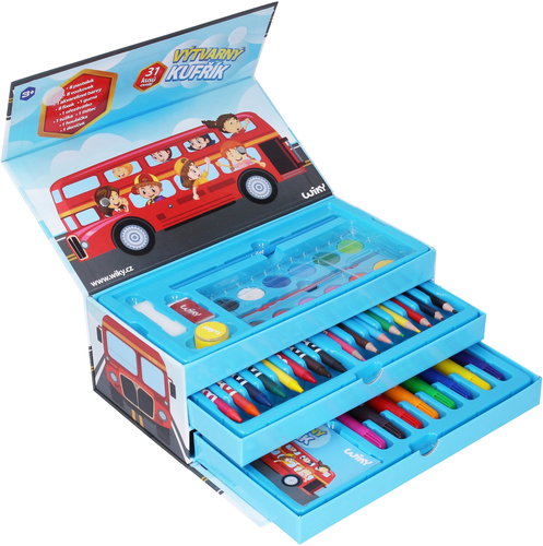 Wiky Case of art supplies 31 pcs - Art Supplies - Main image