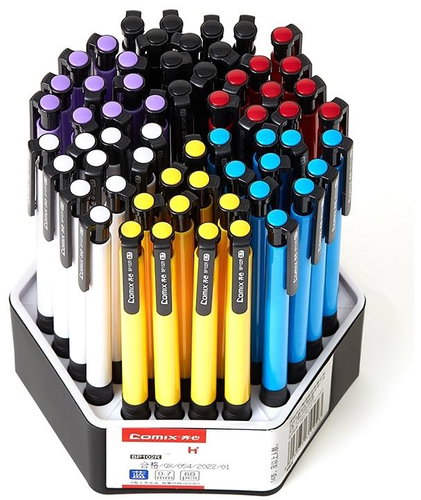 Comix Economy ballpoint pen 0,7 mm, BP102R, 60 pcs - Ballpoint Pen - Main image