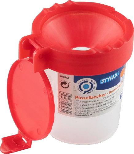 STYLEX Kelímek na vodu - mix barev - Brush Holder Cup - Main image