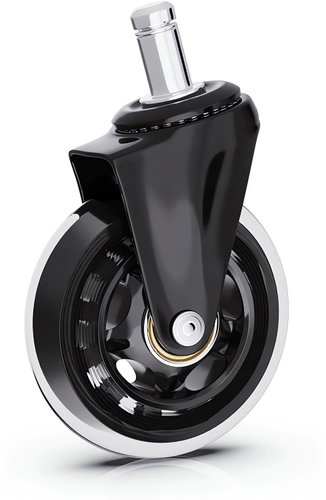 Verk 01958 Gumové kolečko ke kancelářské židli 80 mm transparentní - Chair Casters - Main image