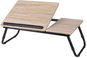 DOCHTMANN Stolek pod notebook moderní 58 × 38 × 21 cm, dřevo s kovem - Stolek na notebook