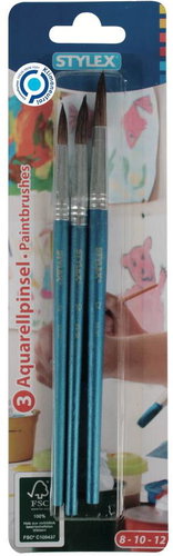 Stylex GmbH Sada štětců 3 ks vel. 8, 10, 12 - Brush - Main image