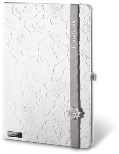 Lanybook Innocent Passion White Grey A5 - Journal - Main image