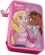 Excellent Nikki double-decker school pencil case - equipped - Pencil Case