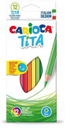 Carioca Tita crayons 12 pcs - Coloured Pencils