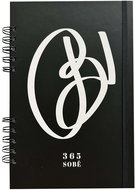 Be Nice 365 SOBĚ - černý s bílým potiskem 2025 - Diář