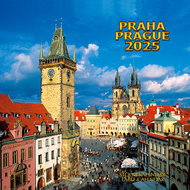 DIMART Calendar Prague 2025 table (Old Town Square) - Desk Calendar