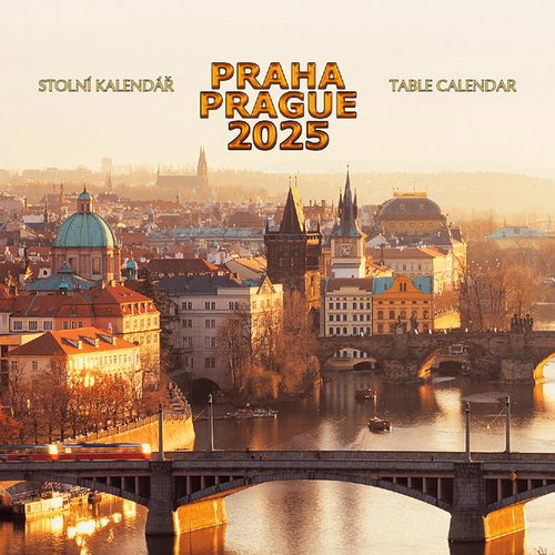DIMART Calendar Prague 2025 table (bridges) - Desk Calendar - Main image