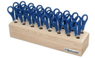 Betzold Scissors in wooden stand 16 pieces - Office Scissors 