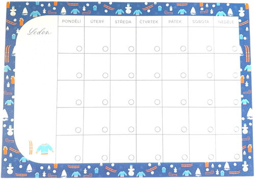 Be Nice EKO Monthly calendar A4 - Desk Calendar - Main image