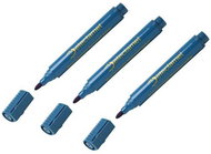 SOLLAU Detectable permanent marker, black ink, set of 3 - Markers