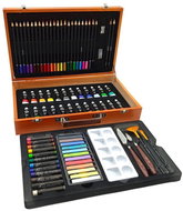 Creative Painting and drawing set in wooden case 82 pcs - Art Supplies