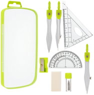 MAALEO 26170 10-piece geometric set in case, green - Writing Set