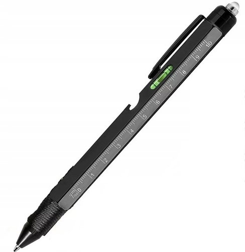 PRONETT XJ5606 multifunction pen 9 in 1, black - Multifunction Pen - Main image