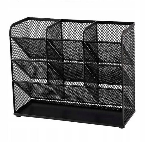 APT DA513 wire desktop writing utensil holder, black - Stationery Stand - Main image