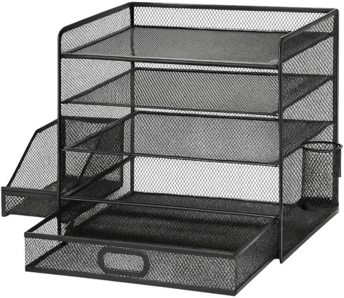APT DA462 wire desktop document holder A4, black - Paper Tray - Main image