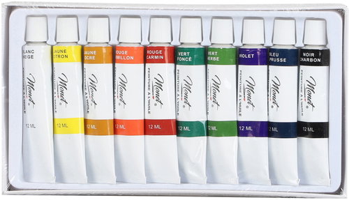 DOCHTMANN Oil colours artistic set of 10 pcs - Oil Paints - Main image