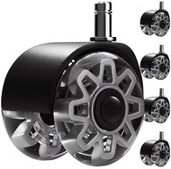 Handles 25280 65 mm, load 160 kg, 5 pcs, grey - Chair Casters