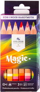 KOH-I-NOOR MAGIC 3404/N15 multi-coloured, triangular, set of 12 + 1 - Coloured Pencils