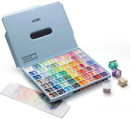HIMI Twin Cup Gouache Set, 112 colours - Blue Edition - Gouache Paints