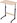 TH-LD-6-16 Laptop desk with wheels, light oak