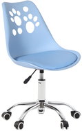 Bauerkraft H-583 Dětské ergonomické otočné kancelářské křeslo, světle modré - Office Chair