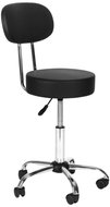 ModernHome BC009 Otočná stolička s opěrkou, nosnost 136 kg, černá - Salon Chair