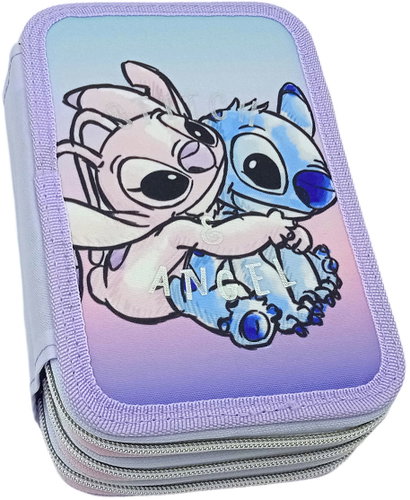 Disney Three-tier school pencil case equipped - Lilo and Stitch - Pencil Case - Main image