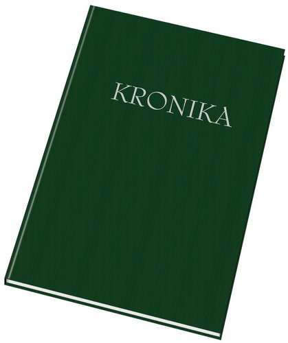 Papírny Brno Kronika A4, zelená, 192 listů - Notepad - Main image