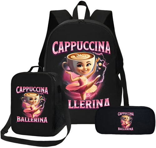 Excellent 3-Piece School Set, Black - School Set - Main image