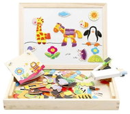 Bavytoy Magnetická tabulka, zvířátka - Magnetic Drawing Board