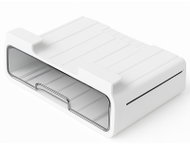 VERK 27655 Organizé výsuvný pod desku stolu 32,5 × 8,5 × 23 cm, bílý - Organiser