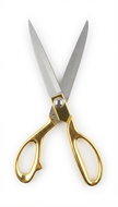 Intermarket Nůžky krejčovské 35 cm celokovové pozlacené - Dressmaker’s Scissors