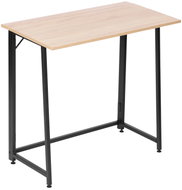MODERNHOME TH-FD-6-16 skládací, loftový, 80 × 45 cm, světle hnědý/černý - Writing Desk
