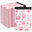 RC136 Plastic Mailing Bags 255 × 370 mm, Pink Paws - Pack of 50