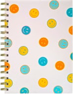 FLEXIO Blok A5 s kroužkovou vazbou SMILIES, 80 listů, 80 g papír - Notepad