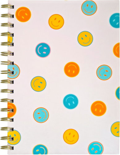 FLEXIO A5 SMILIES Ringbound Notebook, 80 Sheets, 80g Paper - Notepad - Main image